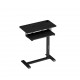 Porodo Height Adjustable Side Desk with Keyboard Tray - Black